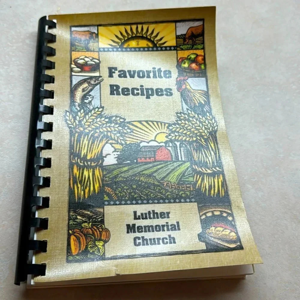 *Final Price* Luther Memorial Church Favorite Recipes - spiral bound book